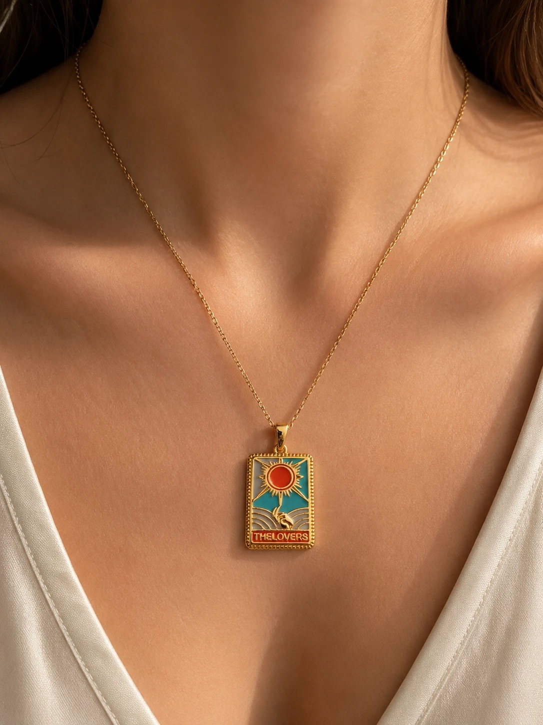 The%20Lovers%20Tarot%20Çelik%20Kolye