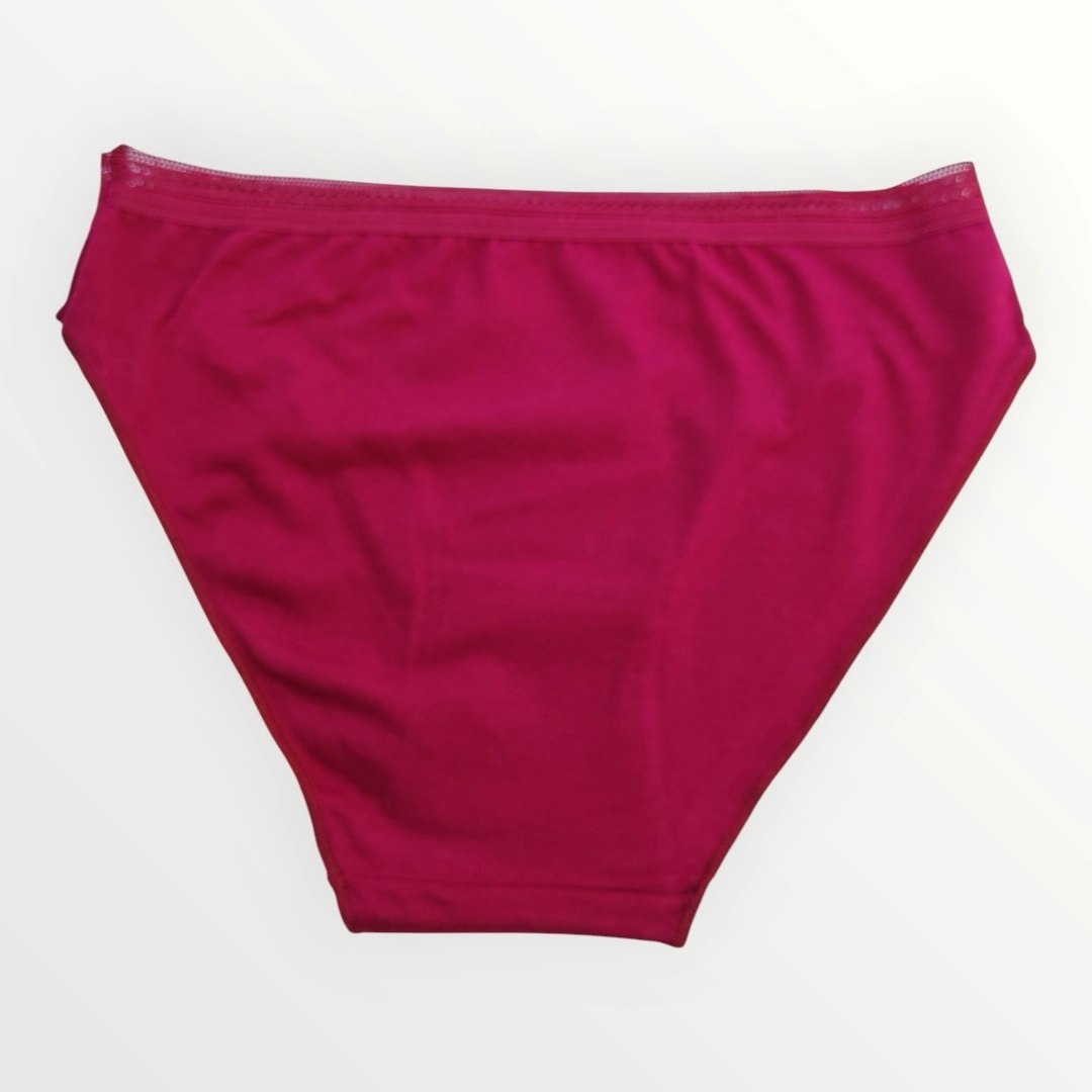 HumaOne%20Örme%20Bel%20Detaylı%20Bordo%20İç%20Çamaşırı