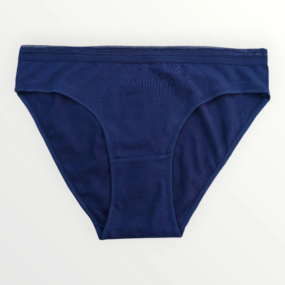 HumaOne%20Örme%20Bel%20Detaylı%20Lacivert%20İç%20Çamaşırı