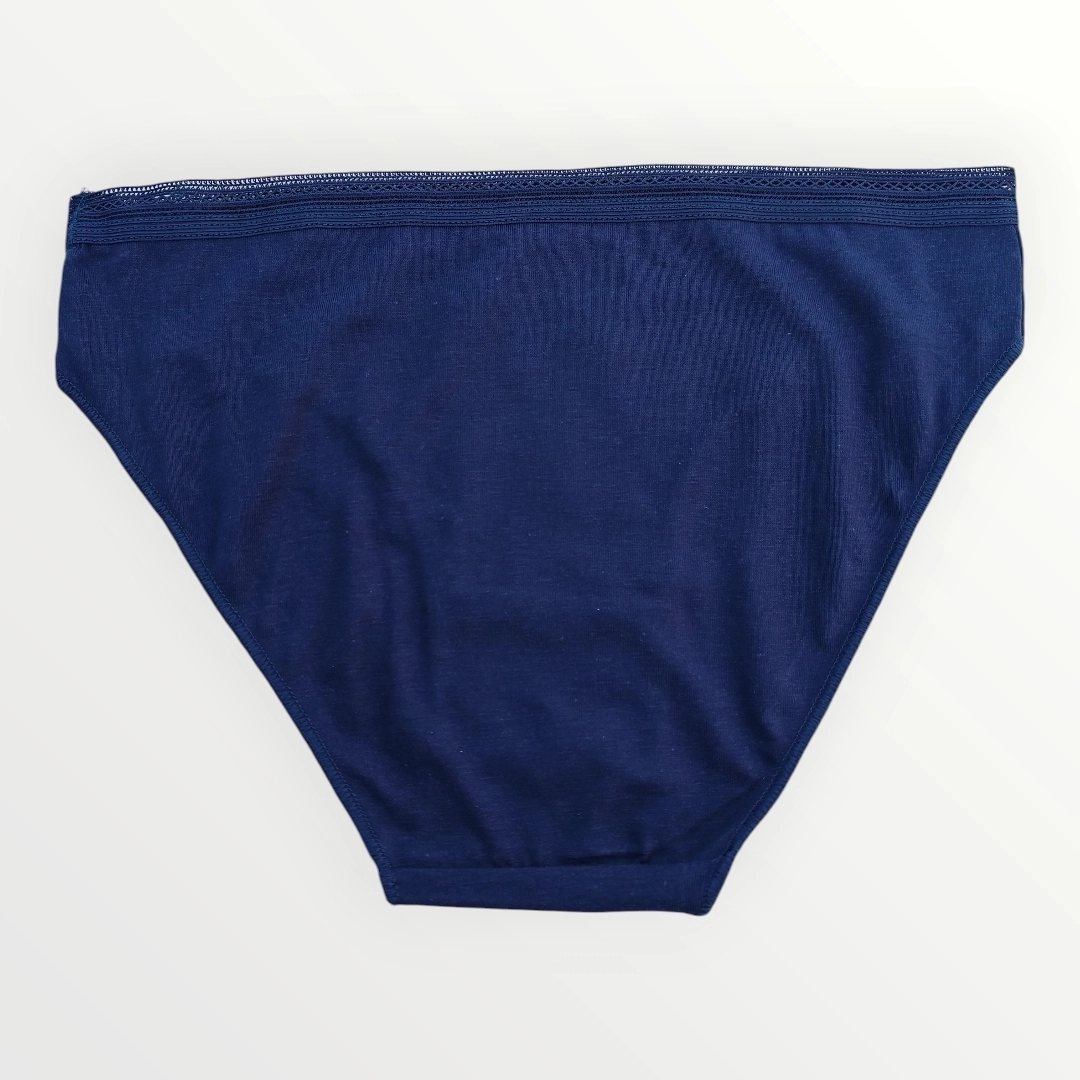 HumaOne%20Örme%20Bel%20Detaylı%20Lacivert%20İç%20Çamaşırı