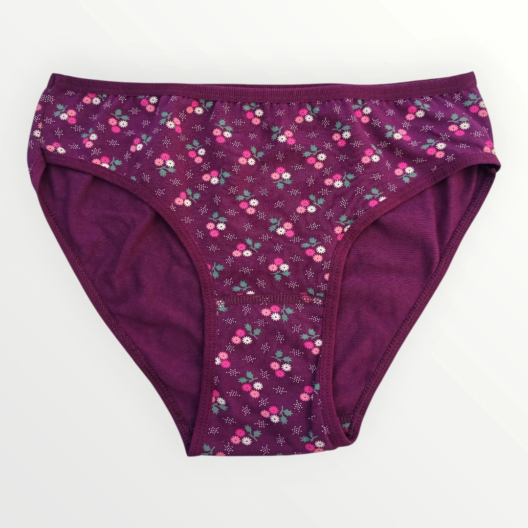 Celestia%20Desenli%20Bordo%20Bikini%20İç%20Çamaşırı