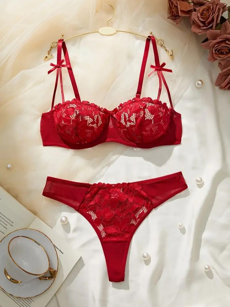 Sevgililer%20Günü%20Retro%20Tarzı%20Seksi%20Dantel%20Sütyen%20Takımı