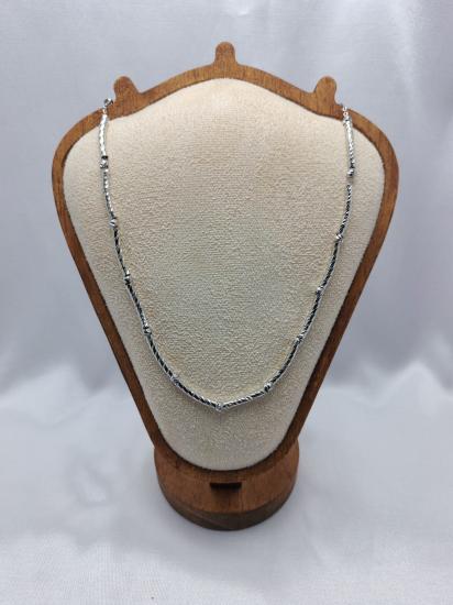 Boru Kesim Çelik Kolye