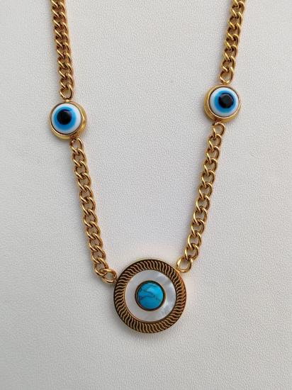 Nazarlık Detay Çelik Kolye