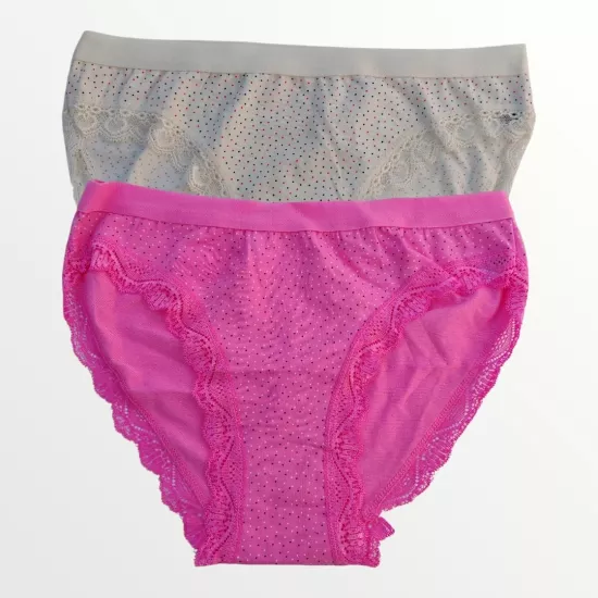 Tutku Işıl Puantiyeli 2’li Kombin Külot