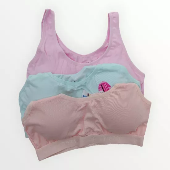 Dondeza Genç Kız Sütyen Renkli 3’lü Kombin