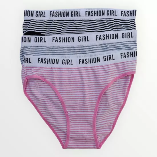 Tutku Hera İç Çamaşırı 3’lü Çizgili Kombin