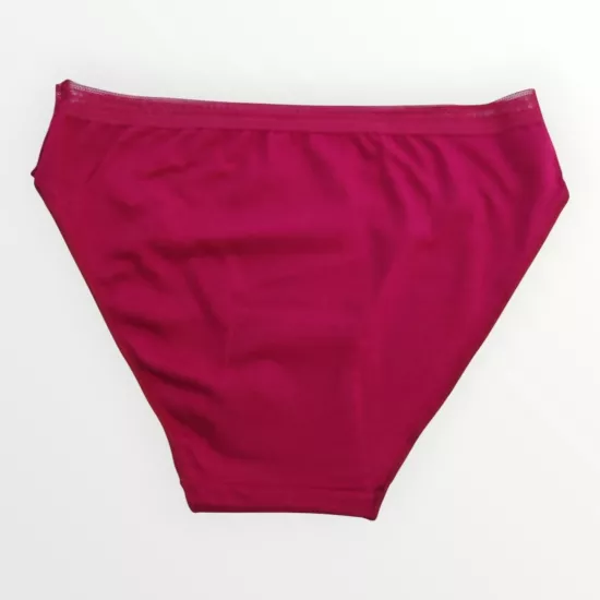 HumaOne Örme Bel Detaylı Bordo İç Çamaşırı