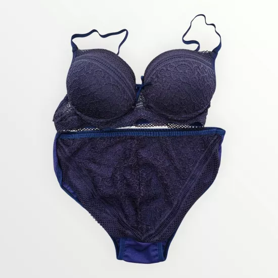 Nergiz Lacivert İç Çamaşırı Takımı