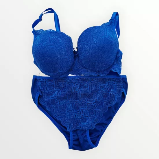 Nergiz Mavi İç Çamaşırı Takımı