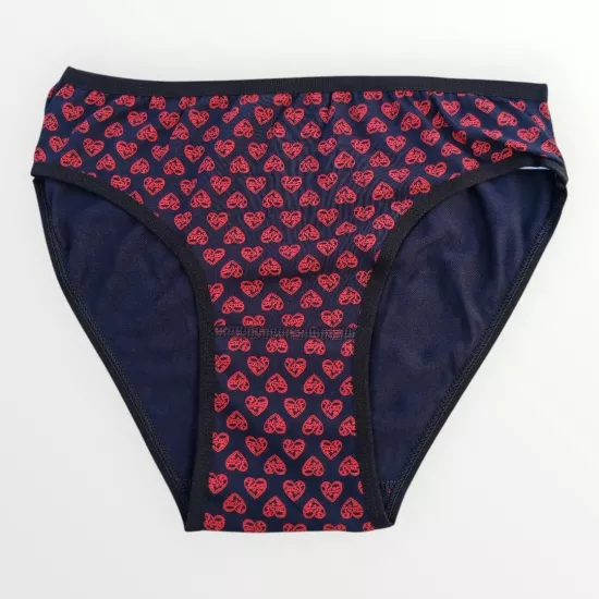 Celestia Desenli Siyah Bikini İç Çamaşırı