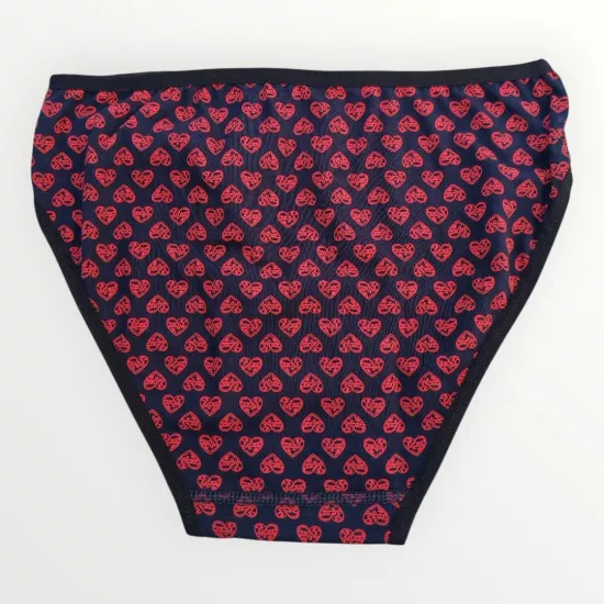 Celestia Desenli Siyah Bikini İç Çamaşırı