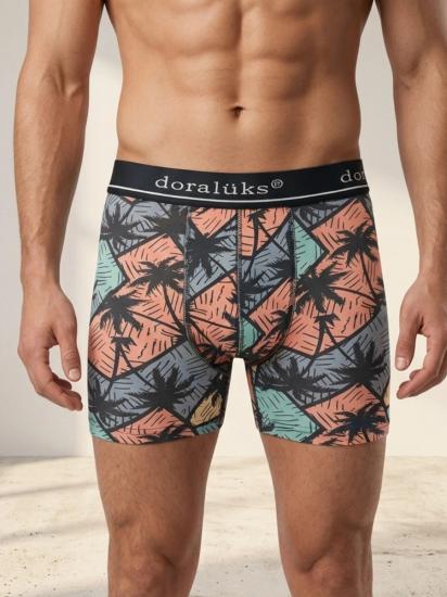Erkek Palmiye Desenli Boxer %95 Pamuk