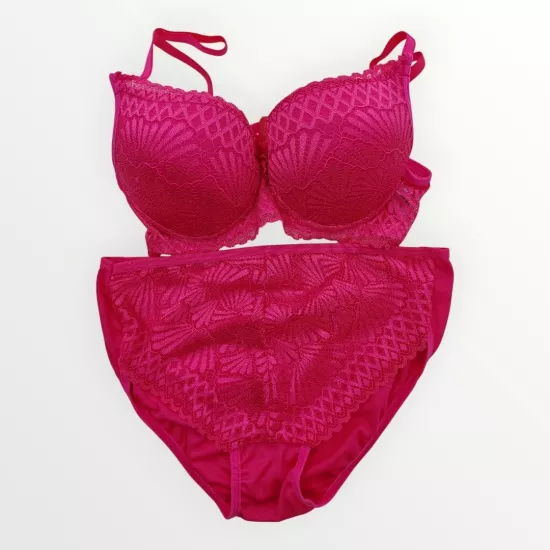 Nergiz Pembe Pamuklu İç Çamaşırı Takımı